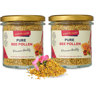 Earthbreath Bee Pollen Granules 400Gr (2X200Gr)– 100% Raw & Natural – Sustainably Harvested – Rich in Natural Goodness – No Artificial Additives