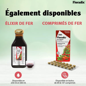 FLORADIX Floravital Iron + Herbs Liquid Formula, 500 Ml