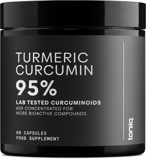 Turmeric Curcumin - Ultra High Potency 60:1 Extract with 95% Curcuminoids - 800Mg per Serving - Black Pepper & MCT Oil for Enhanced Absorption - Third-Party Lab Tested - 60 Capsules