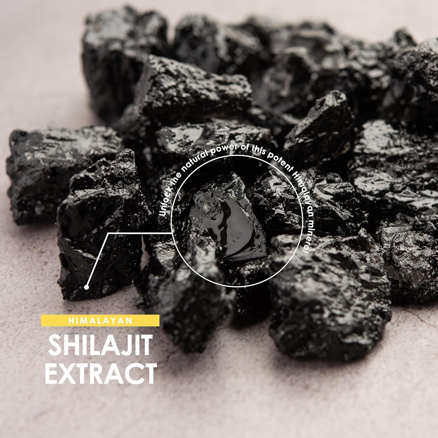 Shilajit Extract 6000Mg - 60% Fulvic Acid (180Mg) - 90 Vegan Capsules - Himilayan Shilajit Resin (3 Months Supply) - Resealable and Recyclable Pouch - by Alpha01