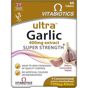 Ultra Garlic Tablets - Pack of 60 Tablets