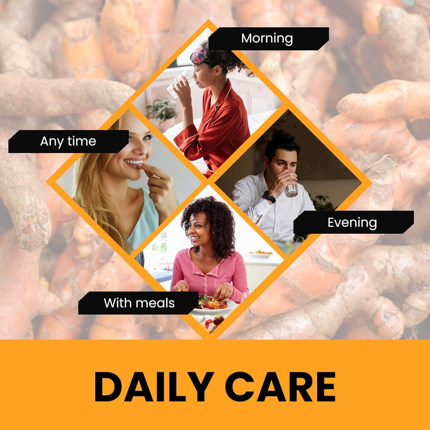 Curcumin Supreme Trio with Curcumin 95% Boswellia Serrata & Bioperine – High-Strength for Joint, Inflammation, and Immune Support – Vegan Capsules – Premium Absorption Formula