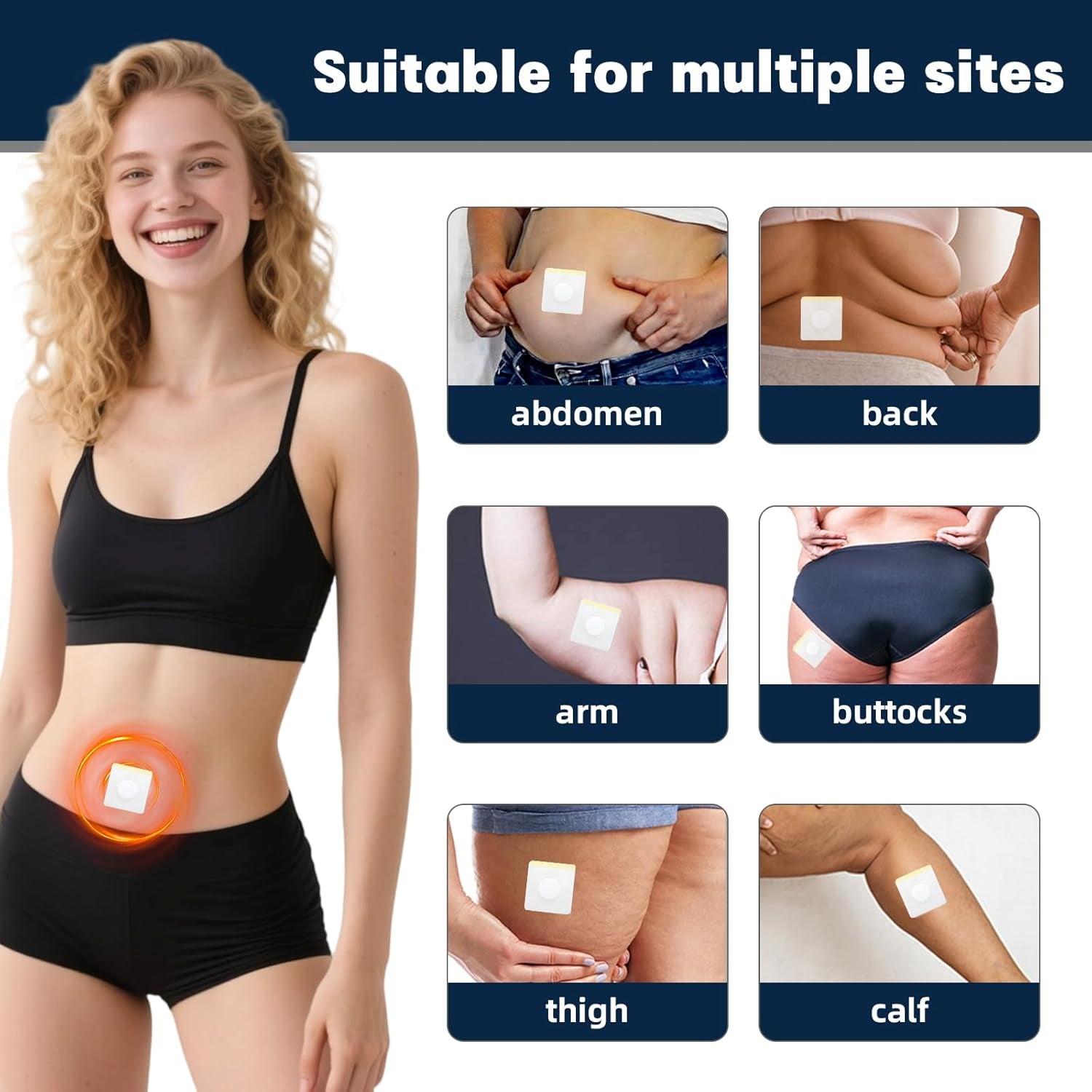 Slim Patch – 50 Weight Loss Patches for Belly Fat, Natural Slimming Patches for Weight Loss, Waist Shaping & Anti-Cellulite, Easy Fat Burner for Women & Men
