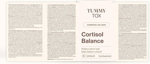 Cortisol Reducing Supplement with Ashwagandha KSM 66, Rhodiola Rosea with Magnesium, Vitamin B6, and Vitamin B5-120 Capsules by Tummy Tox Cortisol Balance