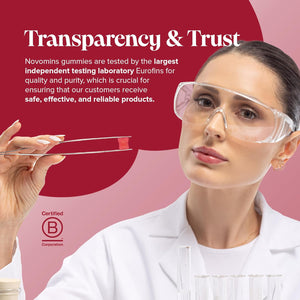 Kids Iron Gummies – Supplements for Energy & Immune System – 1 Month Supply - Alternative to Iron Tablets - Novomins