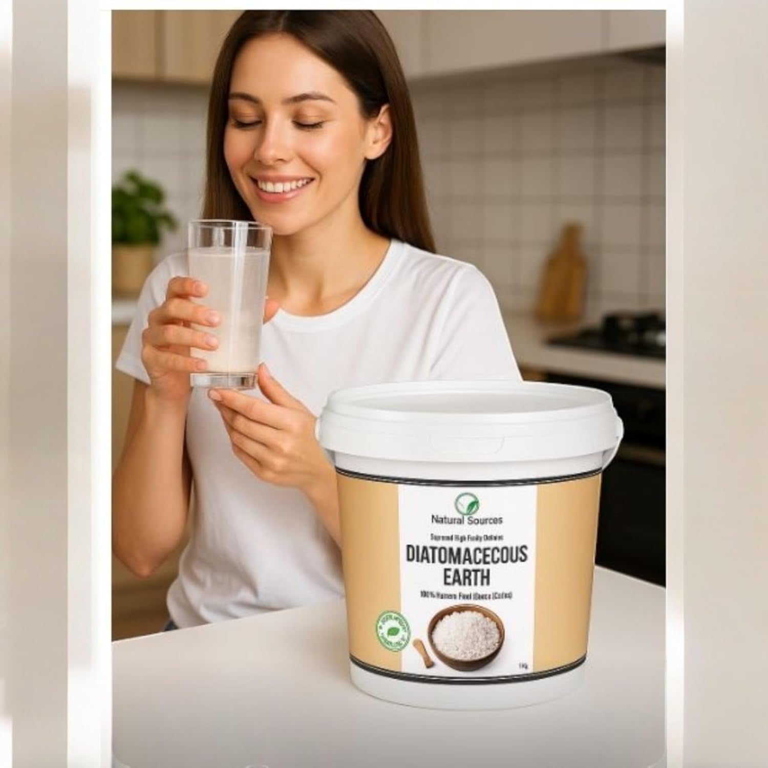 Superior Diatomaceous Earth Food Grade 500G - Diatomaceous-Earth Superior Food Grade UK by Natural Sources™ Full Ebook! Premium Fresh Water Source! Use for Health, Pets, Pest Control, for Chickens…