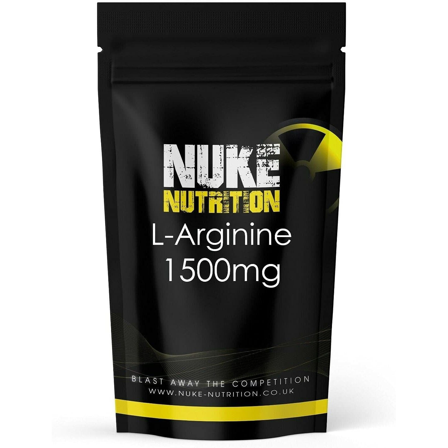 Nuke Nutrition L Arginine Capsules 1500Mg - 60 Capsules - Nitric Oxide Supplement for Men & Women to Improve Muscle Strength, Endurance & Mass - Nutritional Pre Workout - Nitric Acid Pills for Energy