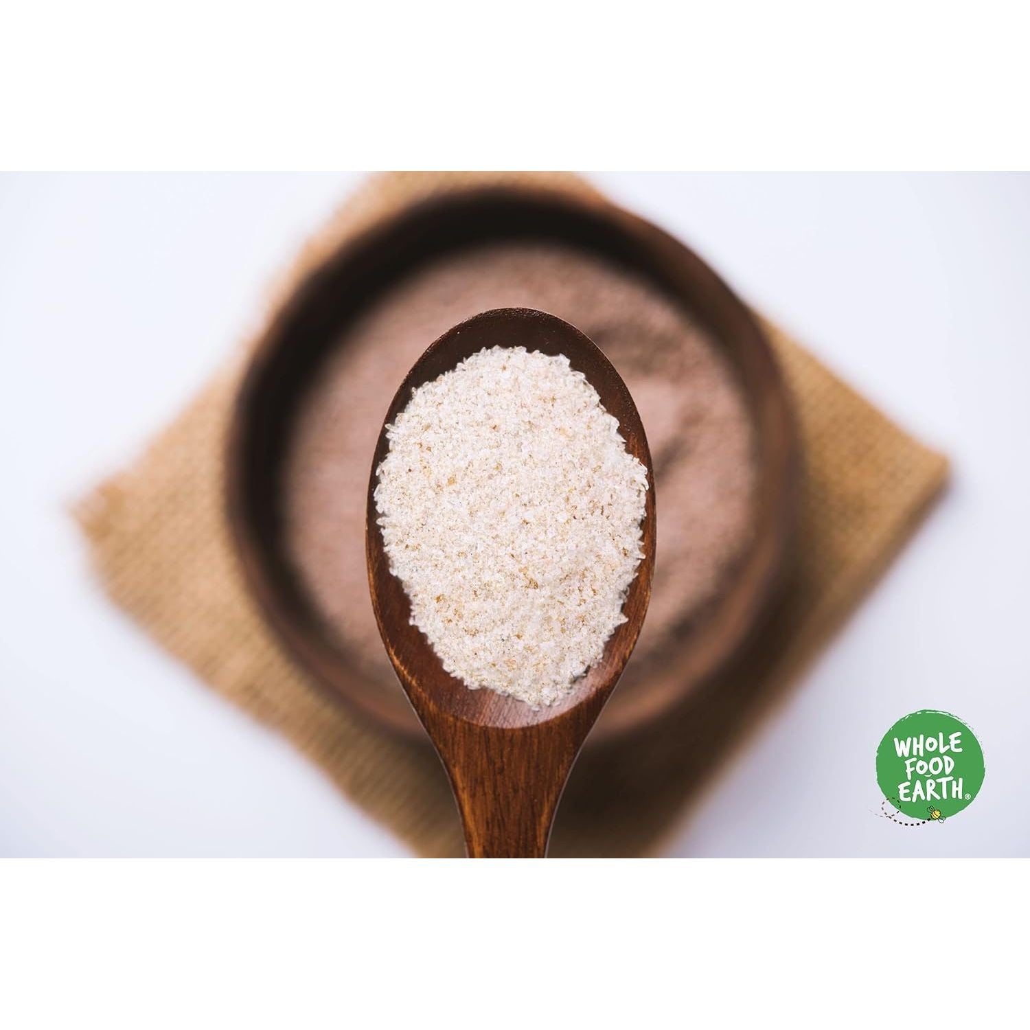 Wholefood Earth Organic Psyllium Husk Powder - 250G - High Fibre - High Protein - Certified Organic