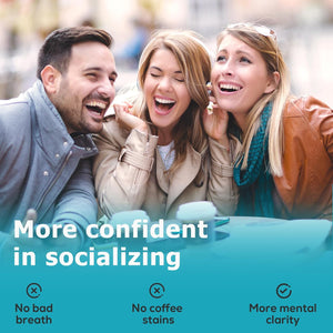 Energy & Focus Gum, 90 Pcs Energy & Focus Peppermint Chewing Gum, with B-Vitamins, L-Theanine and Natural Caffeine, Sugar-Free Dietary Supplement