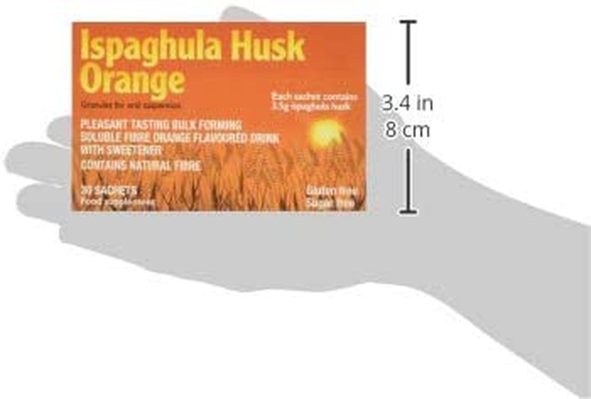 Ispaghula Husk Orange Drink Sachets, Pack of 30