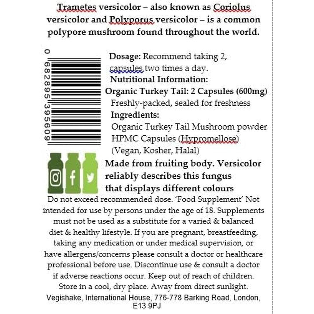 Organic Mushroom Polysaccharides Immune Vegan (150G)