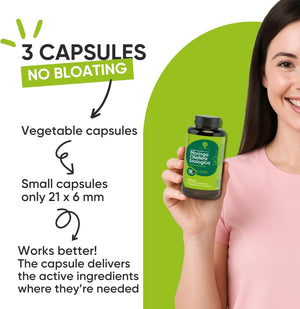 Organic Moringa Oleifera Capsules – 100% Natural Superfood | High Fibre Supplements | Supports Digestion, Metabolism & Immune System | 90 Moringa Capsules Made in Italy - Redmoringa