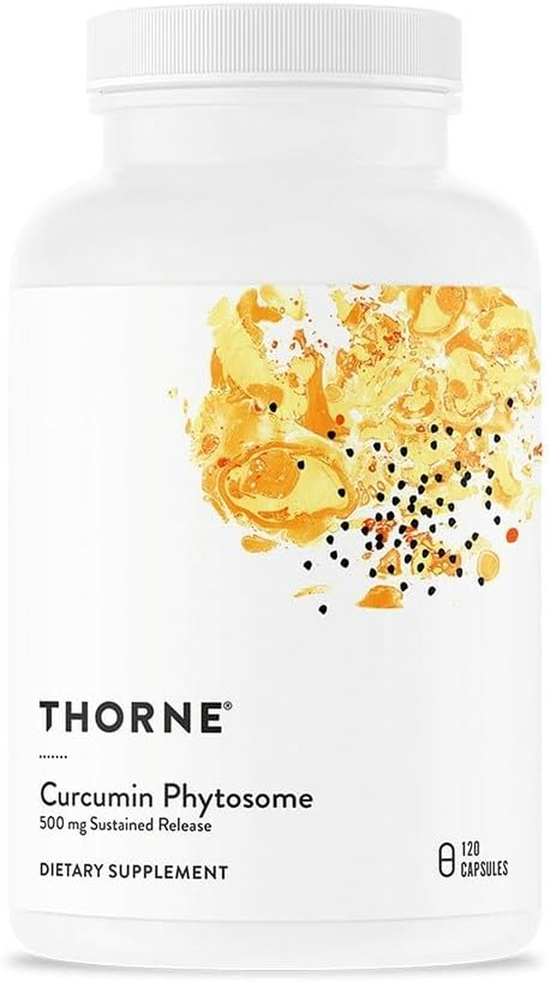 Thorne Curcumin Phytosome 500 Mg (Meriva) - Sustained Release, Clinically Studied, High Absorption - 120 Capsules