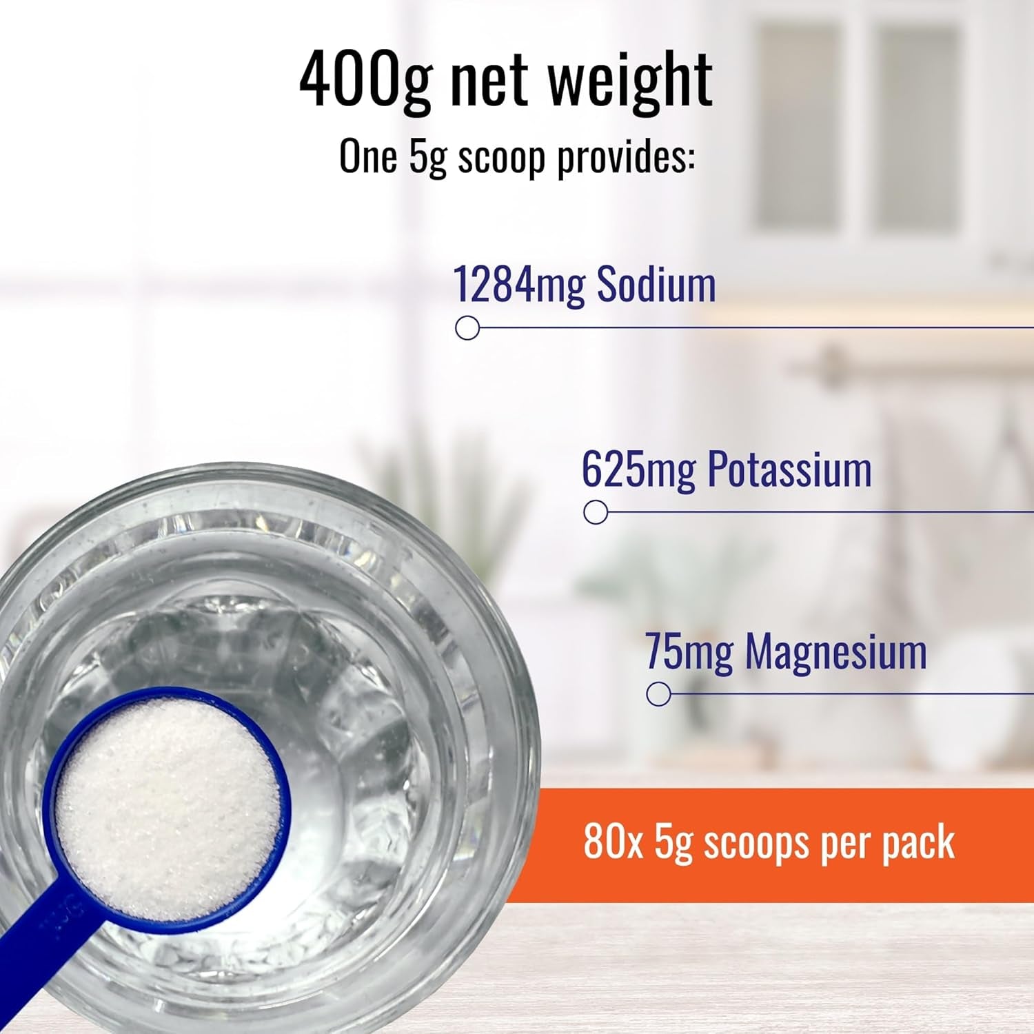 Nutri-Align Fasting Salts Electrolytes Powder | 400G Sodium Potassium Magnesium Electrolytes | Pure Unflavoured Fasting Electrolytes | Sugar Free & Filler Free | Made in the UK