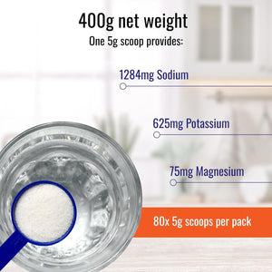 Nutri-Align Fasting Salts Electrolytes Powder | 400G Sodium Potassium Magnesium Electrolytes | Pure Unflavoured Fasting Electrolytes | Sugar Free & Filler Free | Made in the UK