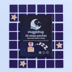 Snugglebug® Sleep Patches – 30-Day Supply | Extra Strength with Melatonin | All-Natural Sleep Aid | UK Made, Vegan, Non-Habit-Forming | No Pills, No Grogginess | Pack of 1