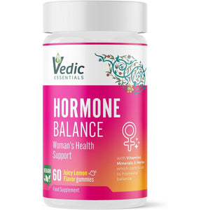 Vedic Hormone Balance Gummies | Natural Support for Female Health- for Teens & Women of All Ages | Essential Vitamins, Minerals & Herbs for Women’S Health | Yummy Lemon Flavour- 60 Vegan Gummies