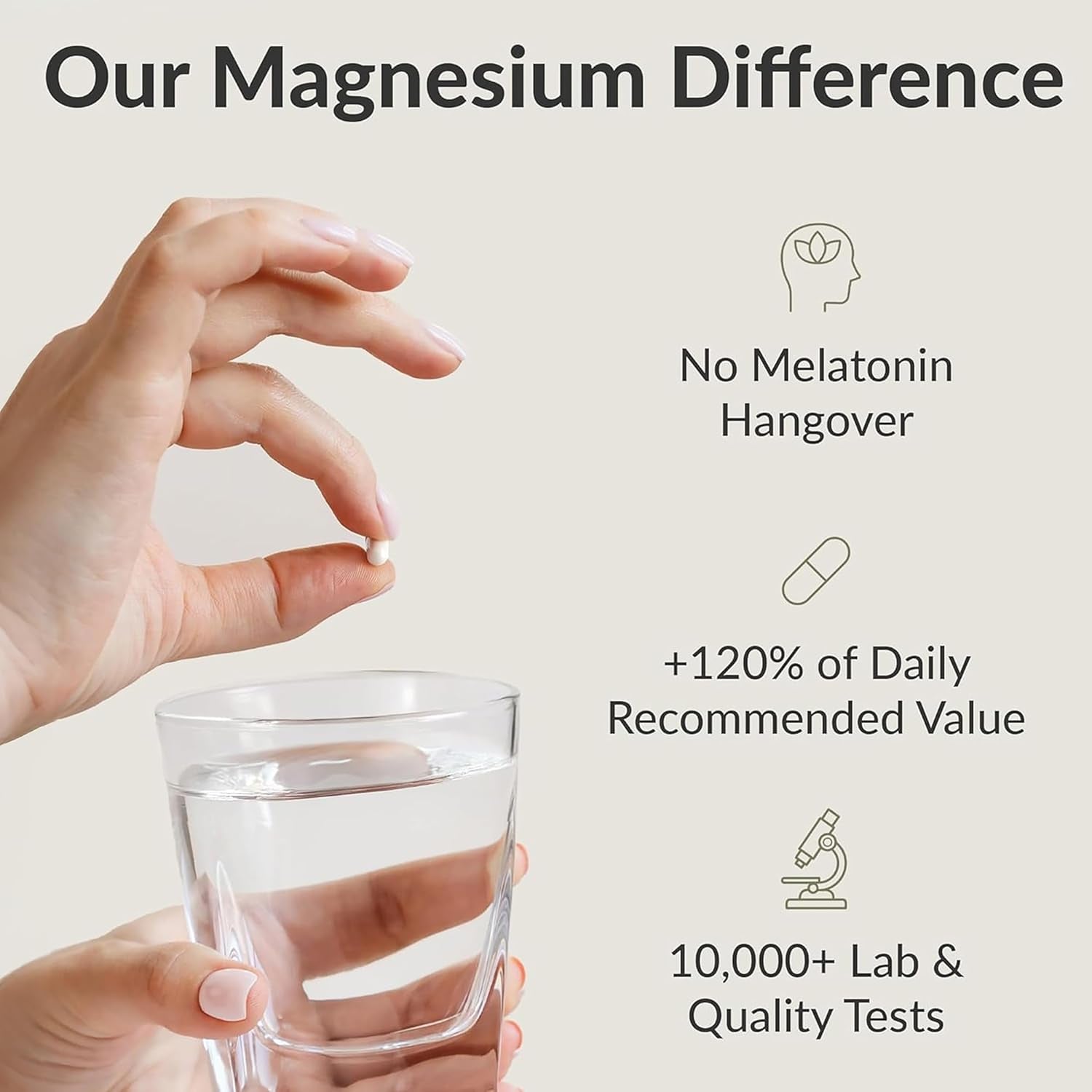 Bioptimizers Magnesium Breakthrough Supplement 4.0 | 7 Forms of Mg: Glycinate, Malate, Citrate, and More | Natural Support for Sleep and Cognitive Function | Calming Vitamins Complex | 30 Capsules