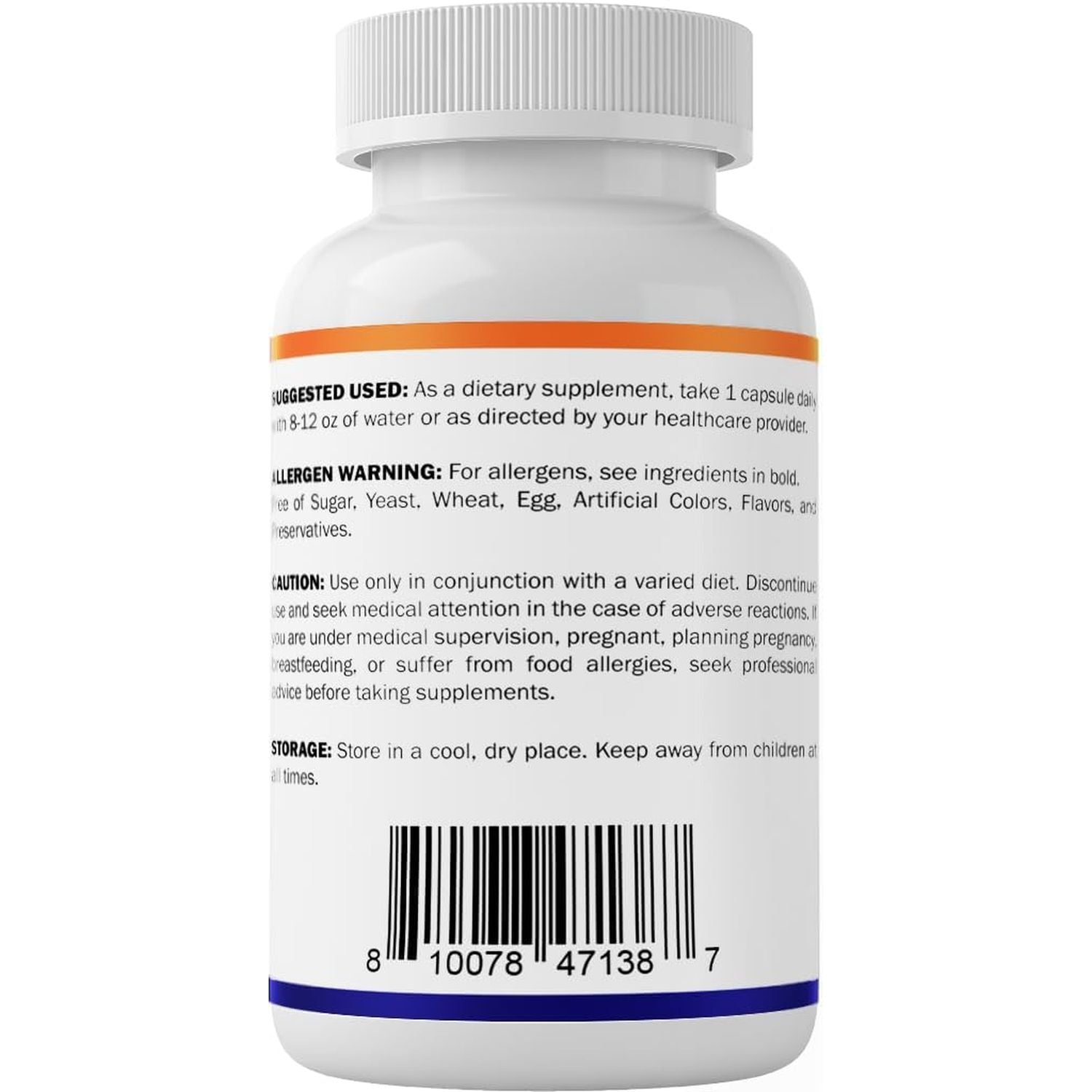 Vitamatic Lactoferrin 500Mg (Apolactoferrin), 60 Vegetable Capsules - Promotes Healthy Immune Function*