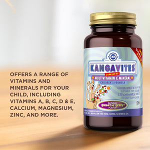 Solgar Kangavites Bouncing Berry Complete Multivitamin and Mineral Formula Chewable Tablets - Pack of 120 - 28 Active Ingredients - Supports a Healthy Lifestyle - Vegan and Gluten Free