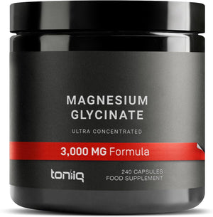 3000Mg High Strength Magnesium Glycinate Supplements - 20% Purified to Contain 600Mg of Elemental Magnesium