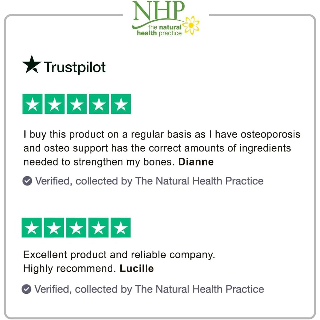 NHP Advanced Osteo Support - Multivitamin Supplement for Healthy Bones with Calcium, Magnesium, Vitamin D3, Zinc, and Digestive Enzymes,Vegan, All-Natural,No Fillers - 90 Vegan Capsules