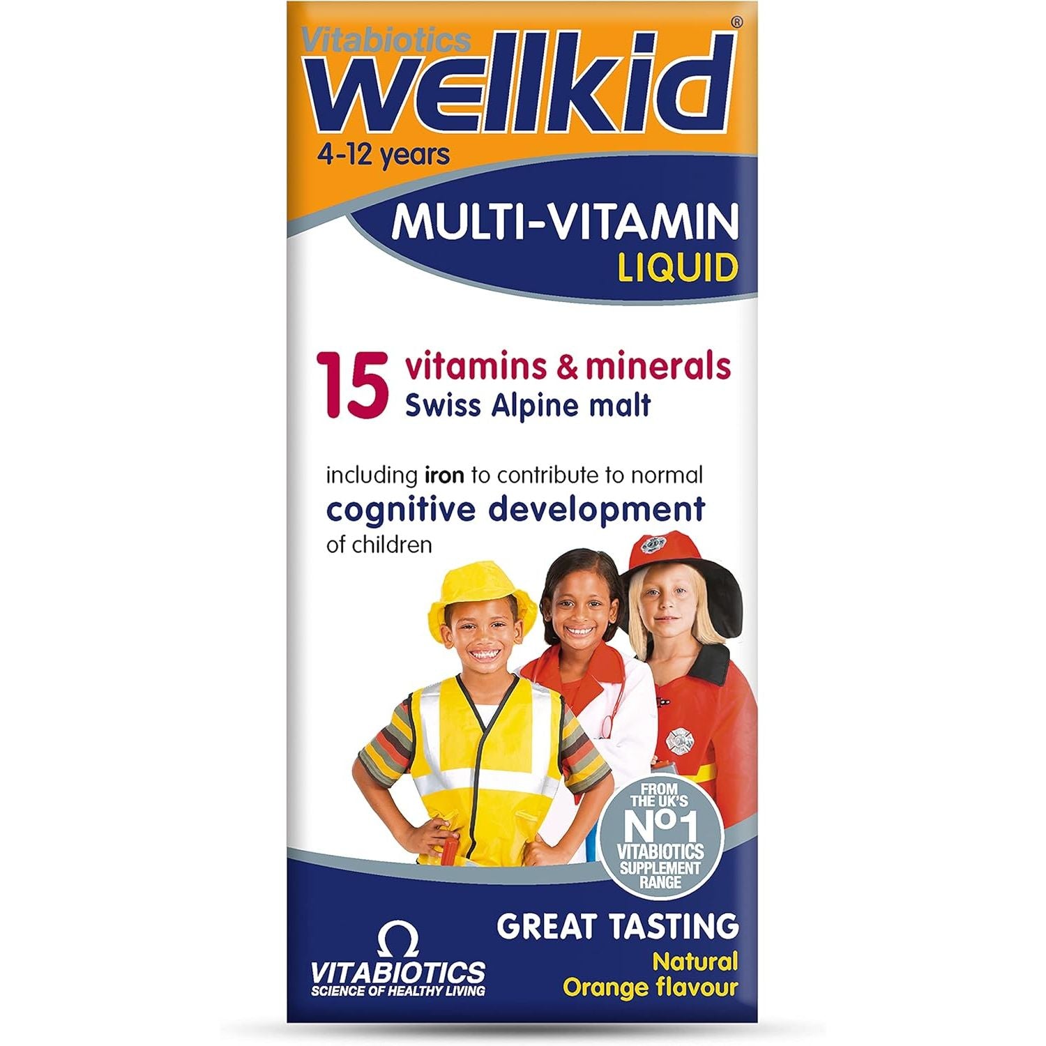 Wellkid Vitabiotics Multivitamin Liquid, 150 Ml