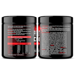 Pre Workout Demon - Advanced Pre-Workout Energy Powder with Creatine, Caffeine, Beta-Alanine & Glutamine, Berry Blast, 360G - 40 Servings