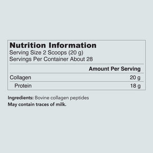 Vital Proteins Collagen Peptides Powder Supplement (Type I, III) - Hydrolyzed Collagen - Non-Gmo - 20G per Serving - Unflavoured 567G Canister, 1-Pack