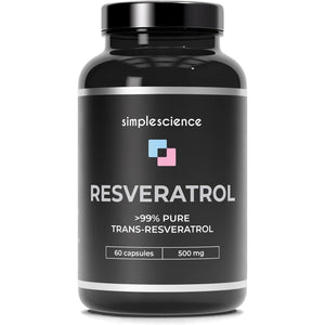 RESVERATROL 1000MG | 100% Pure Trans Resveratrol | High Strength Antioxidant Supplement | 60 X 500MG Capsules | Lab Tested | 100% Natural and Non-Gmo