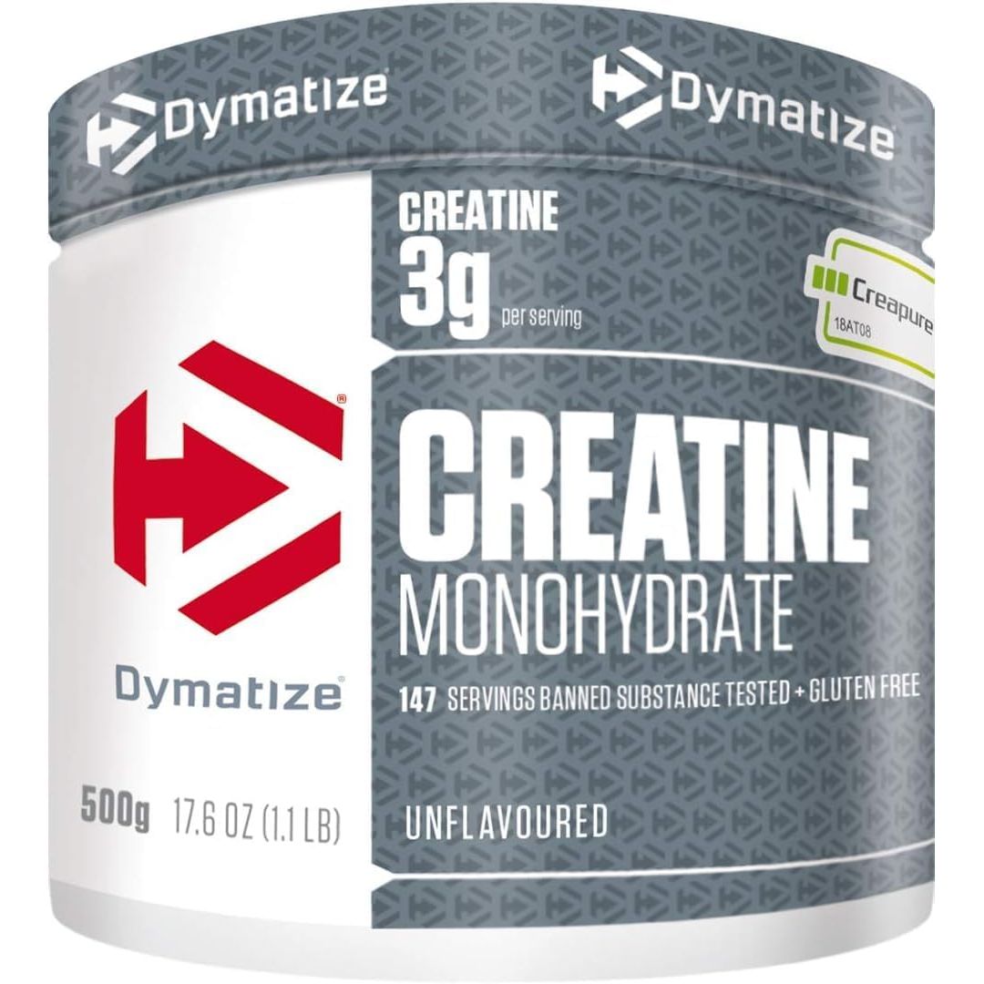 Dymatize Creatine Monohydrate Unflavoured Powder 500G - 100% Creapure Creatine - Aminosäure - Kreatin