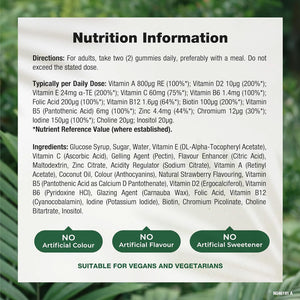 Multivitamin Gummies for Women and Men | 14 Key Nutrients | Vegan Supplement for Adults | Natural Strawberry Flavour | 60 Count | Nature'S Truth