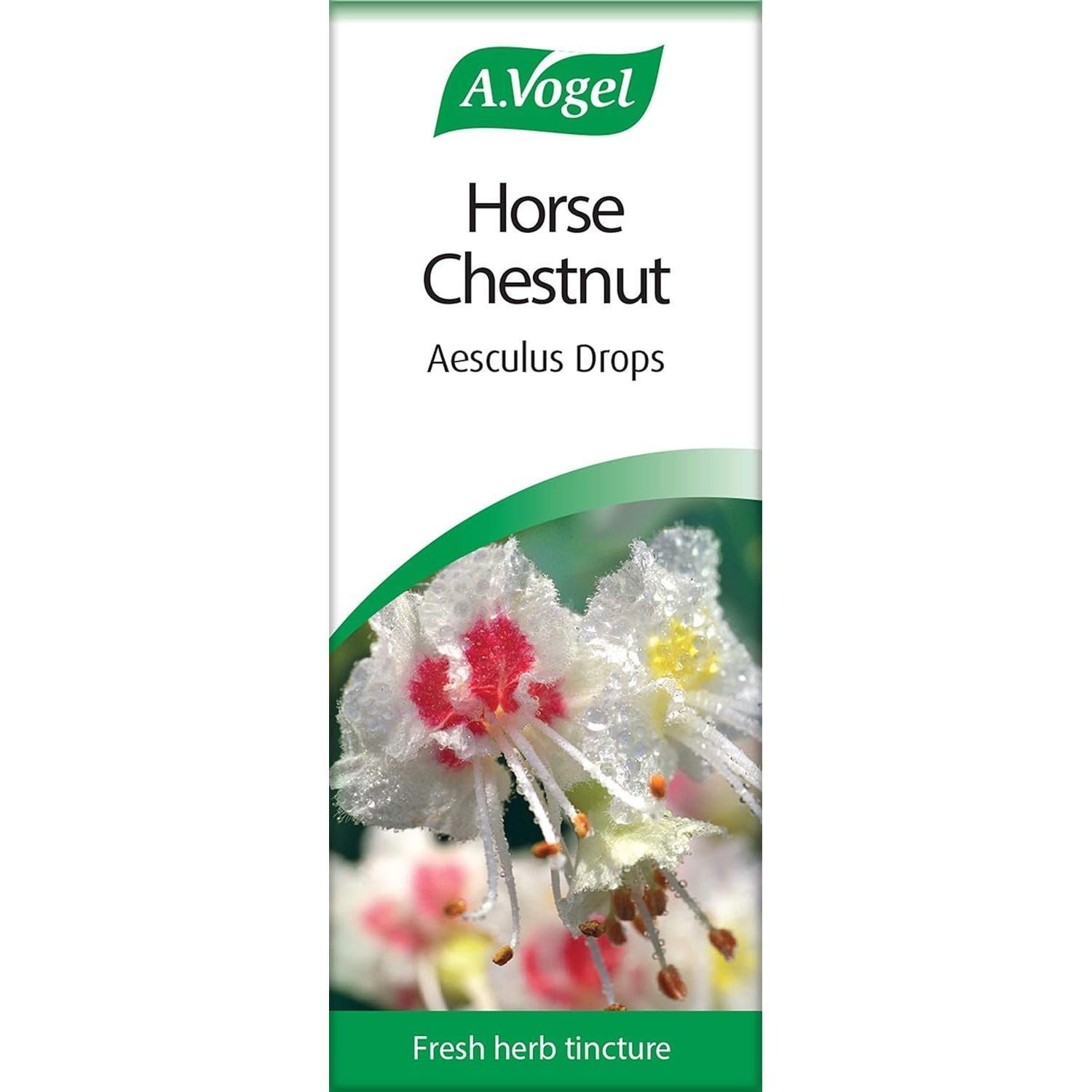 A.Vogel Horse Chestnut Aesculus Drops | Botanical Food Supplement | Extract of Fresh Aesculus Seeds | Suitable for Vegans | 50Ml