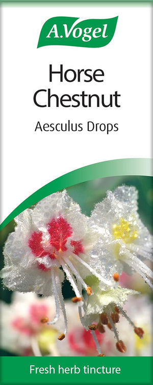 A.Vogel Horse Chestnut Aesculus Drops | Botanical Food Supplement | Extract of Fresh Aesculus Seeds | Suitable for Vegans | 50Ml