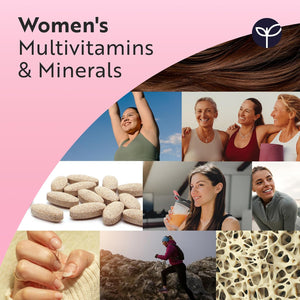 Women'S Multivitamins and Minerals - 24 Essential Active Vitamins and Minerals with Added Hyaluronic Acid - 180 Vegan Tablets - No Synthetic Fillers or Binders - Made in the UK by Nutravita