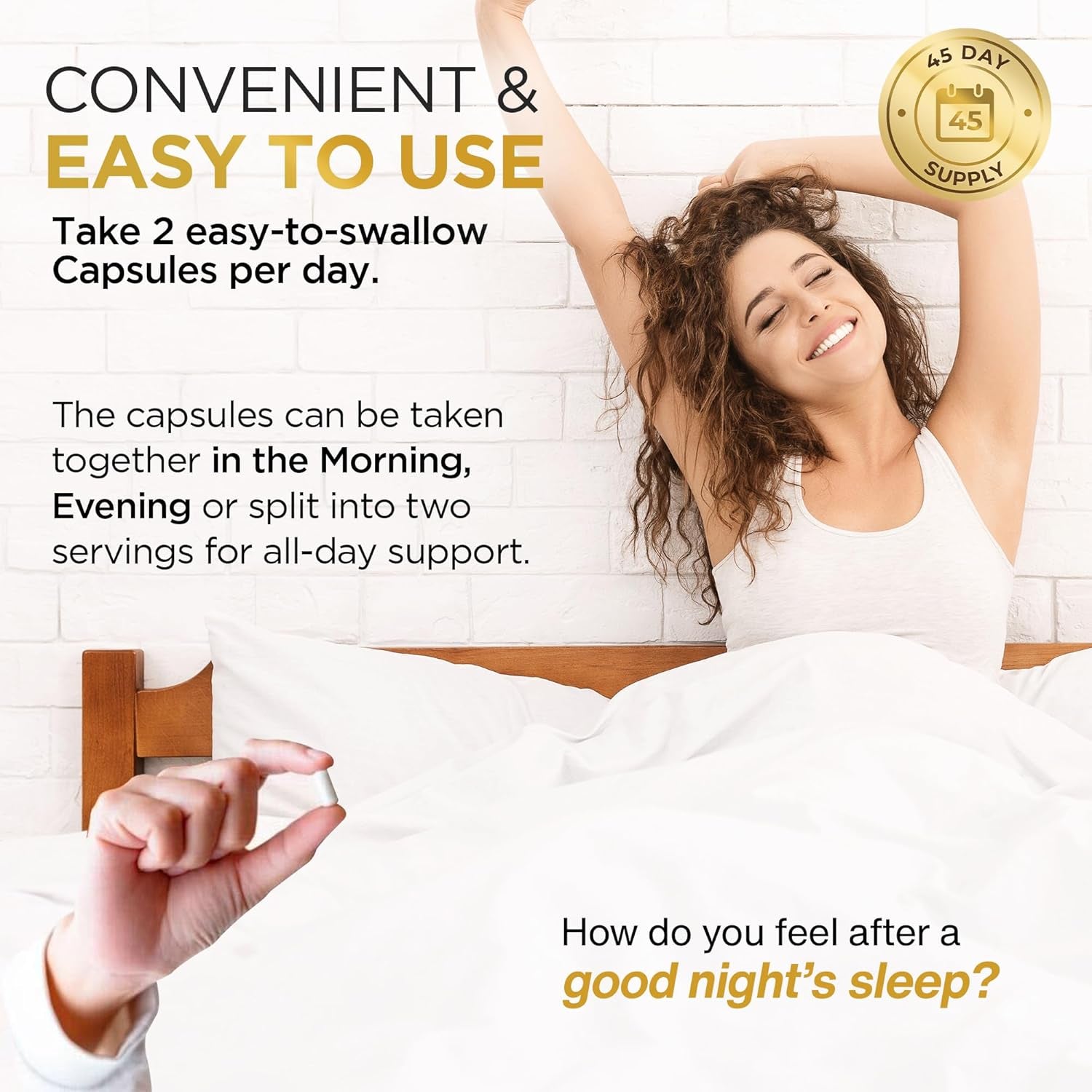Magnesium Glycinate 1200Mg + Shilajit Minerals for Sleep, Relaxation & Natural Energy, 2-In-1 High Strength Supplement - 90 Capsules Mineral Support Made in UK by Inner Vitality