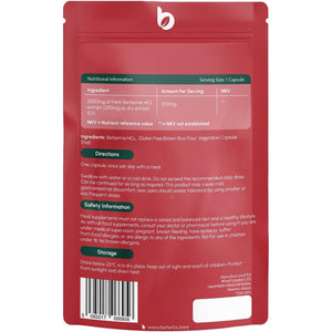 Berberine HCL Supplement High Strength - 2000Mg 99% HCL by Bioherbs | 90 One-Per-Day Capsules (3-Month Supply)