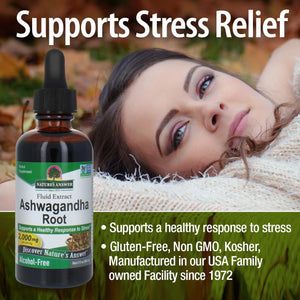 Nature'S Answer Alcohol-Free Ashwagandha Root, 2-Fluid Ounces