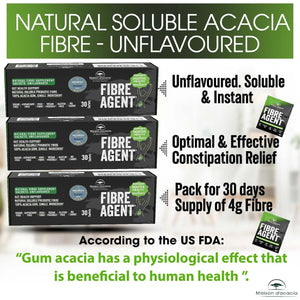 Fibre Supplement 30 Sachets. Natural Gut Health Award Winner. Soluble High Fiber Drink. Unflavoured. Regularity & Gentle Constipation Relief. Zero Sugar, No Aspartame. Psyllium Husk Inulin Alternative