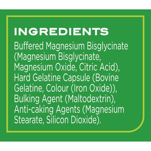 Reflex Nutrition Magnesium Bisglycinate - Magnesium Supplements for Normal Muscle Function during & after Workouts - Reduce Tiredness and Fatigue - 125Mg Magnesium Tablets High Strength (90 Capsules)