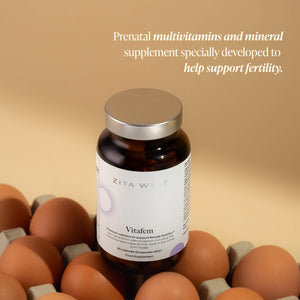 Zita West Vitafem Premium Fertility Supplement for Women - Prenatal Vitamins with Folate for Preconception Support - 60 Capsules (1 Month Supply)