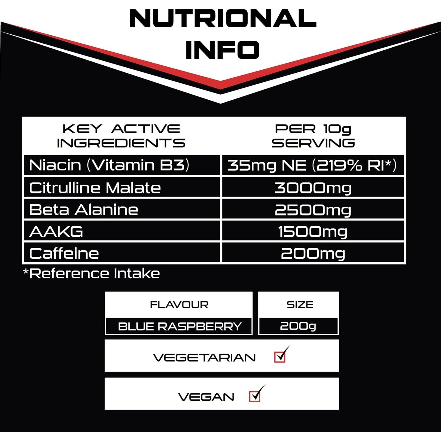 SCI-MX - Total Pre Workout - Blue Raspberry Flavour - 2500Mg Beta Alanine • 3000Mg Citrulline Malate • 200Mg Caffeine • Niacin for Fatigue - 200G