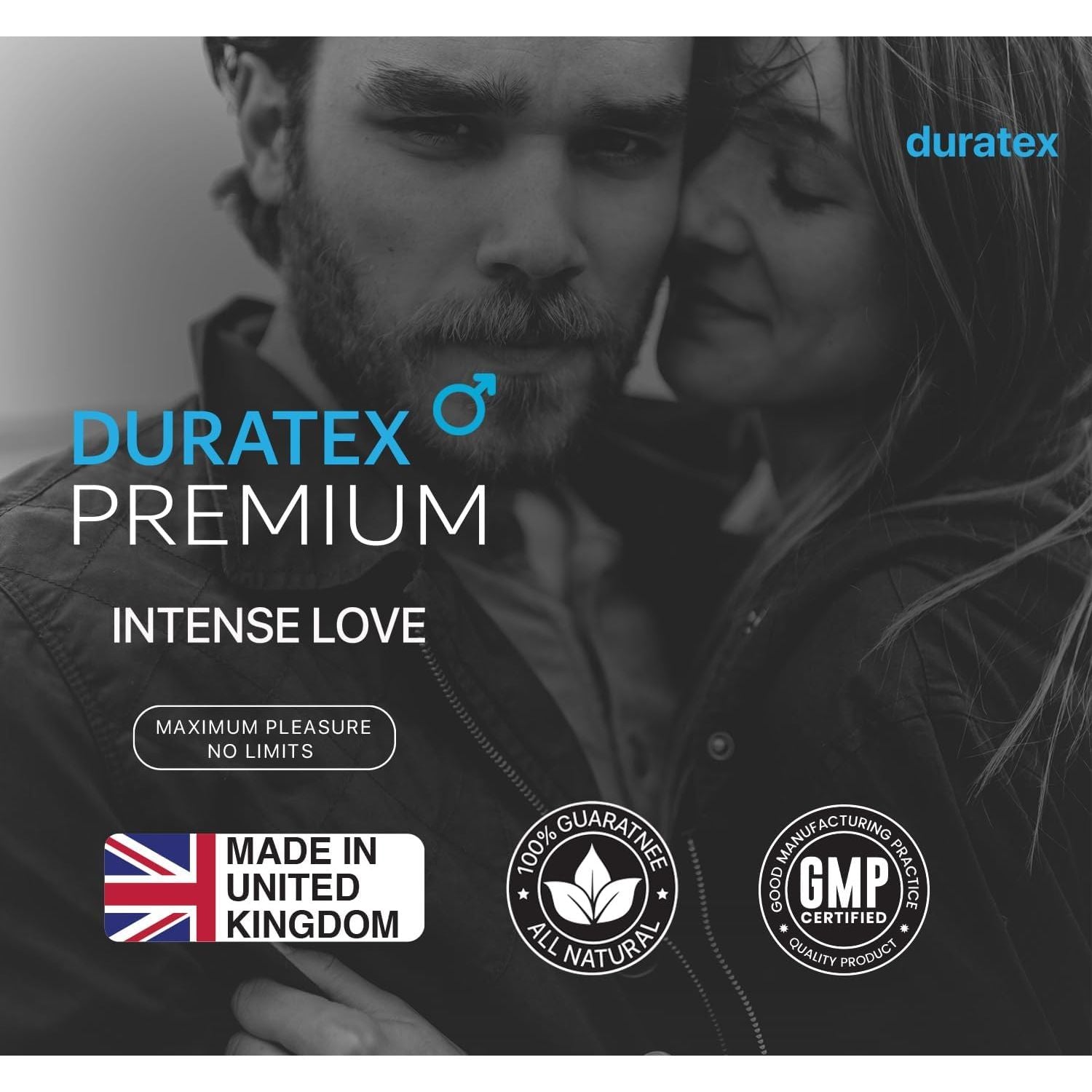 DURATEX Premium | Blue 10 Tablets | Ultra Strong 100Mg | Enhanced Stamina Firm Performance | Herbal Food Supplement | Fast Acting | Ginseng | Energy and Stamina Support | Made in UK
