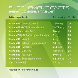 Nutriodol Tasty Raspberry Multivitamin Tablets, 180 Chewable Vegetarian and Vegan Friendly Tablets, Suitable for Adults and Children from 3 Years of Age.