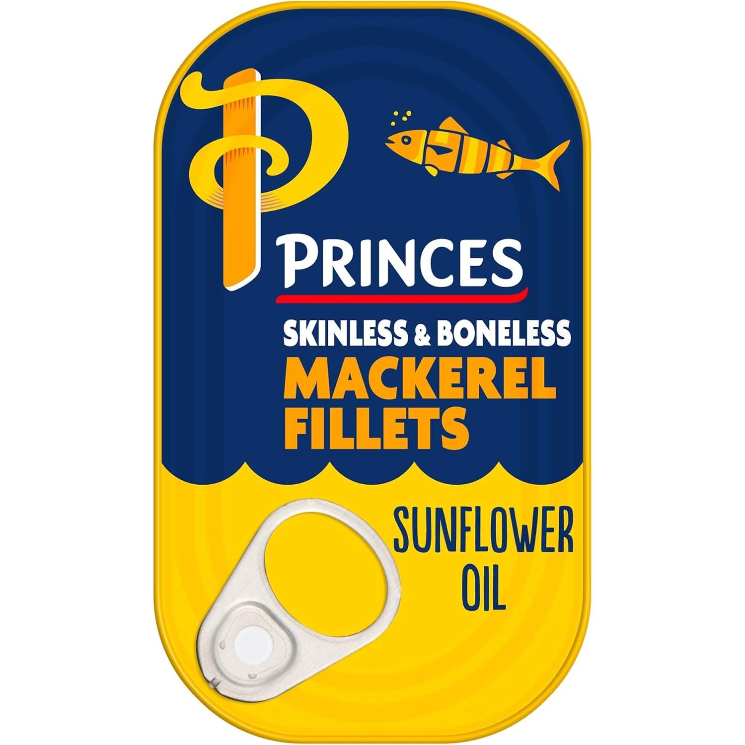 Princes Mackerel Fillets in Sunflower Oil 125G Case of 10