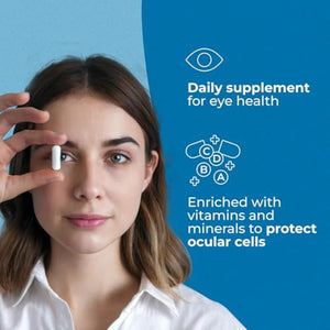 Ocubalance Eye Health Capsules – 60 Capsules | Lutein, Zeaxanthin, Zinc & Antioxidants | Vision Support Supplement for Screen Fatigue, Eye Strain & Blue Light Protection