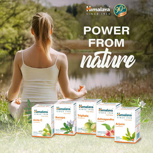 Himalaya Herbals Pure Herbs Ashvagandha Herbal Food Supplement | Helps Maintain a Healthy Balance and Healthy Sleep | Supports in Stress, for Daily Dose of Energy - 60 Vegetarian Capsules
