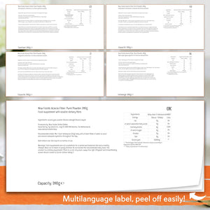 Now Foods, Acacia Fiber, Natural Dietary Fiber, 240G Vegan Powder, Soy Free, Gluten Free, Vegetarian, Non-Gmo