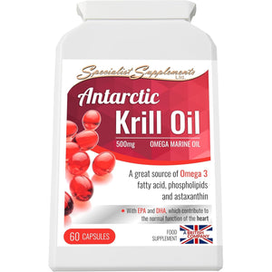 Specialist Supplements Antarctic Krill Oil, 60 Gel Capsules
