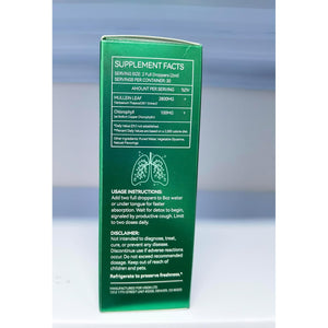 Mullein Leaf Extract for Lungs, Mullein Drops, Powerful Mullein Leaf Liquid Drops, Vegan Mullein Leaf Sublingual Fast Absorption - 60Ml*2-4 Month Supply